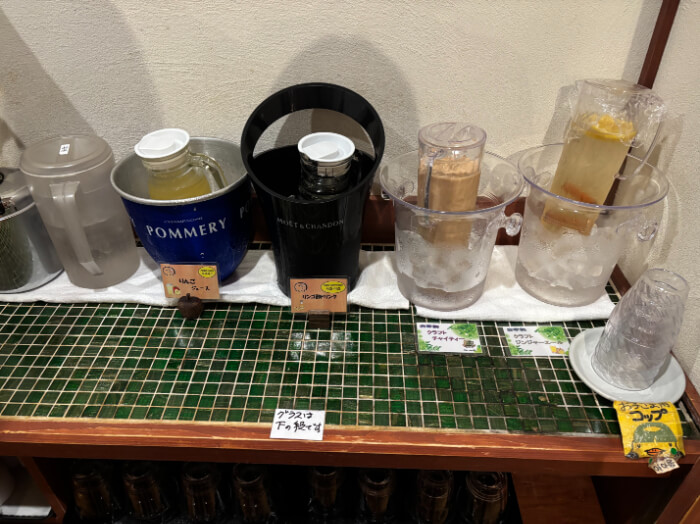 ソフトドリンク各種