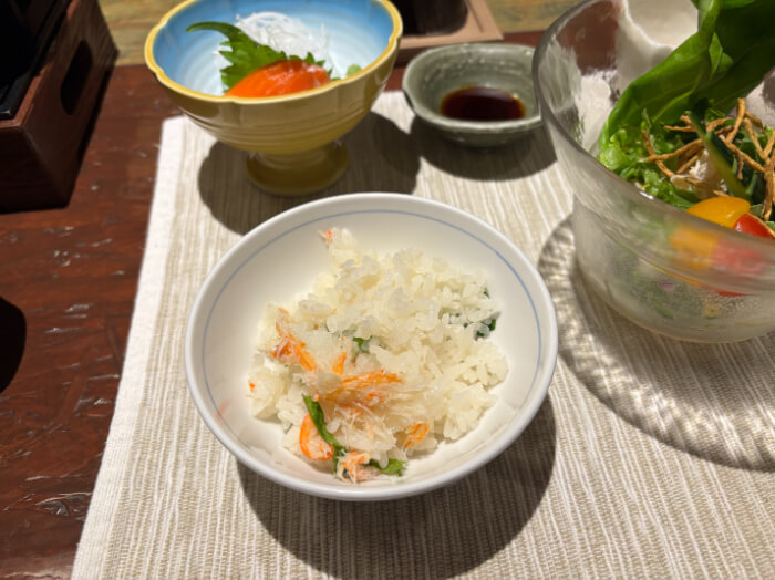 かにの炊き込みご飯