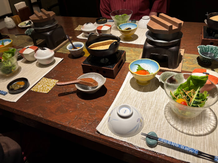 喜庵の朝食膳
