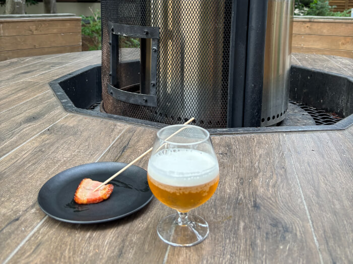 ベーコンとビール